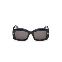 Tom Ford Venetia FT1218 01A-53 Shiny Black / Smoke Lenses
