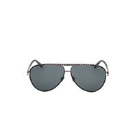 Tom Ford Rupert-02 FT1340 01V-63 Shiny Black / Blue Lenses