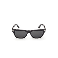 Tom Ford Penn-02 FT1362 01A-53 Shiny Black / Smoke Lenses