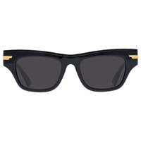 Bottega Veneta BV1122S BV1122S001 Black / Grey Lenses