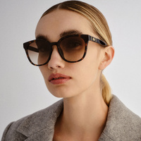 Gucci GG1122SA 002 Havana / Brown Lenses