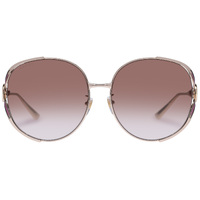 Gucci GG0225S 007-63 Gold / Brown Lenses