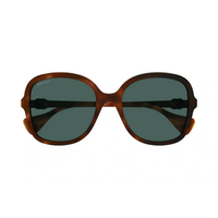 Gucci GG1178S 003 Havana / Green Lenses