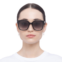 Saint Laurent SLM105F 002 Black / Grey Lenses