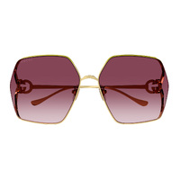 Gucci GG1322SA 003-64 Gold / Red Lenses