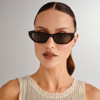 Saint Laurent SLM126 002 Havana / Grey Lenses