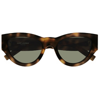 Saint Laurent SLM94F 002 Havana / Green Lenses