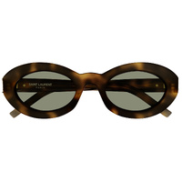 Saint Laurent SLM136 002 Havana / Green Lenses