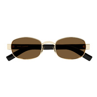 Saint Laurent SL706 001 Gold / Brown Lenses