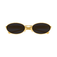 Bottega Veneta BV1386S 001 Gold / Grey Lenses