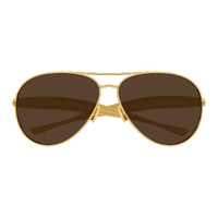 Bottega Veneta BV1305S 007 Gold / Brown Lenses