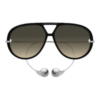 Bottega Veneta BV1273S 010 Black / Brown Lenses