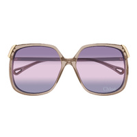 Chloe CH0286S 004 Transparent Brown / Violet Gradient Lenses