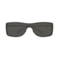 Saint Laurent SL807 001 Silver / Grey Lenses