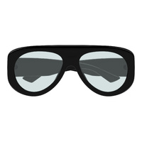 Bottega Veneta BV1362S 004 Black / Light Blue Lenses