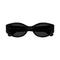 Balenciaga BB0477SA 001 Black / Grey Lenses