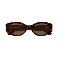 Balenciaga BB0477SA 002 Havana / Brown Lenses