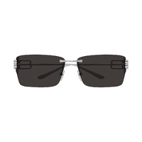 Balenciaga BB0485SA 001 Ruthenium / Grey Lenses