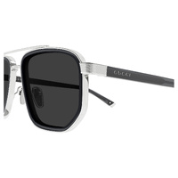 Gucci GG2073S 001 Silver / Grey Lenses
