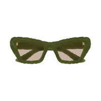 Bottega Veneta BV1438S 003 Green / Grey Lenses