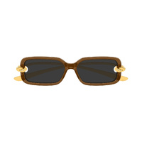 Bottega Veneta BV1439S 005 Brown / Grey Lenses