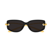 Bottega Veneta BV1440SA 001 Black / Grey Lenses