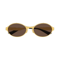 Bottega Veneta BV1456S 001 Gold / Brown Lenses