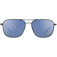 Serengeti Spello 8797 Matte Black & Blue / 555nm Blue Polarised Photochromic Lenses