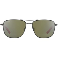 Serengeti Spello 8796 Shiny Black & Red / 555nm Polarised Photochromic Lenses