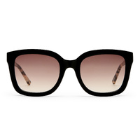 Oroton Madelyn ORO2556431 Black w Cookie Tortoise / Warm Smoke Gradient Lenses