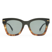 Aire Intergalactic AIR2542241 Black Tortoise Splice / Smoke Mono Lenses