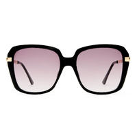 Fiorelli Jamie FIO2547322 Black w Gold / Warm Smoke Gradient Lenses