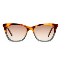 Oroton Elea OPS2556541 Signature Tortoise w Denim / Brown Gradient Lenses