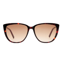 Oroton Sabelle OLS2650839 Cherry Tortoise w Burgundy / Warm Smoke Gradient Lenses