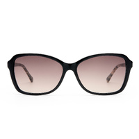 Oroton Avelina OLS2650845 Black w Charcoal Tortoise / Warm Smoke Gradient Lenses