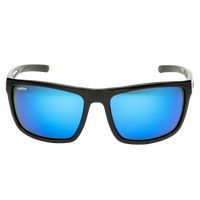 Spotters Morph Gloss Black / Ice Blue Mirror Polarised Lenses