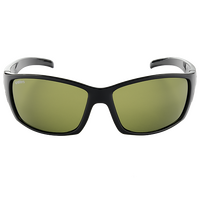 Spotters Fury Gloss Black / Emerald Polarised Lenses