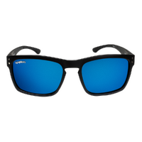 Spotters Crypto Matte Black / Ice Blue Mirror Polarised Lenses