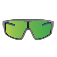 Spotters Kids Croc CROCGREEN Matte Grey / Gren Mirror Polarised Lenses