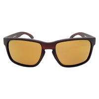 Mangrove Jacks Razorback C6 Matte Crystal Dark Brown / Brown Gold Revo Polarised Lenses
