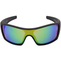 Mangrove Jacks Oden C11 Matte Black / Smoke w Green Revo Polarised Lenses