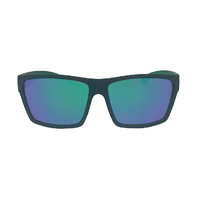 Urban Zoo Hoodlum C21 Matte Black w Matte Crystal Green Interior / Green Revo Lenses