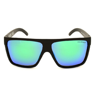 Mangrove Jacks Showtime C11 Matte Black / Green Revo Polarised Lenses
