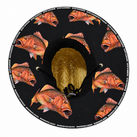 Mangrove Jacks Straw Hat Black