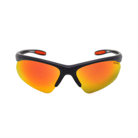 Mangrove Jacks Bladerunner C3 Black / Red Revo Polarised Lenses