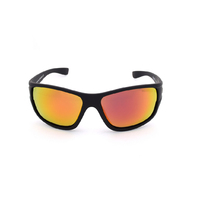 Mangrove Jacks North Bank C3 Matte Black / Red Revo Polarised Lenses