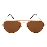 Mangrove Jacks Kids MJK059 C4 Gold & Dark Brown / Brown Polarised Lenses