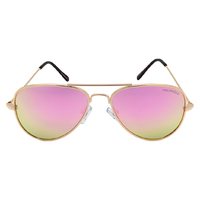 Mangrove Jacks Kids MJK059 C9 Gold & Dark Brown / Peach Revo Polarised Lenses