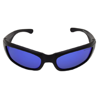 Mangrove Jacks Kids MJK063 C3 Matte Black / Blue Revo Polarised Lenses