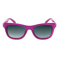 Mangrove Jacks Kids MJK068 C1 Crystal Purple w Love Hearts / Smoke Gradient Polarised Lenses